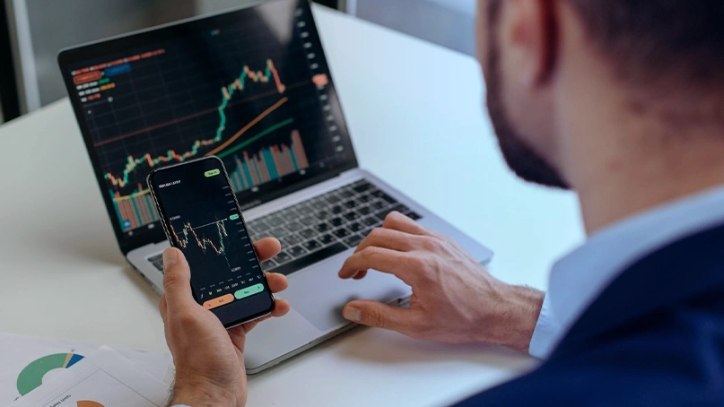 Panel de control de trading de Estable Vaultrez